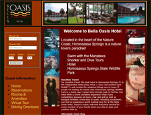 Tablet Screenshot of bellaoasis.com